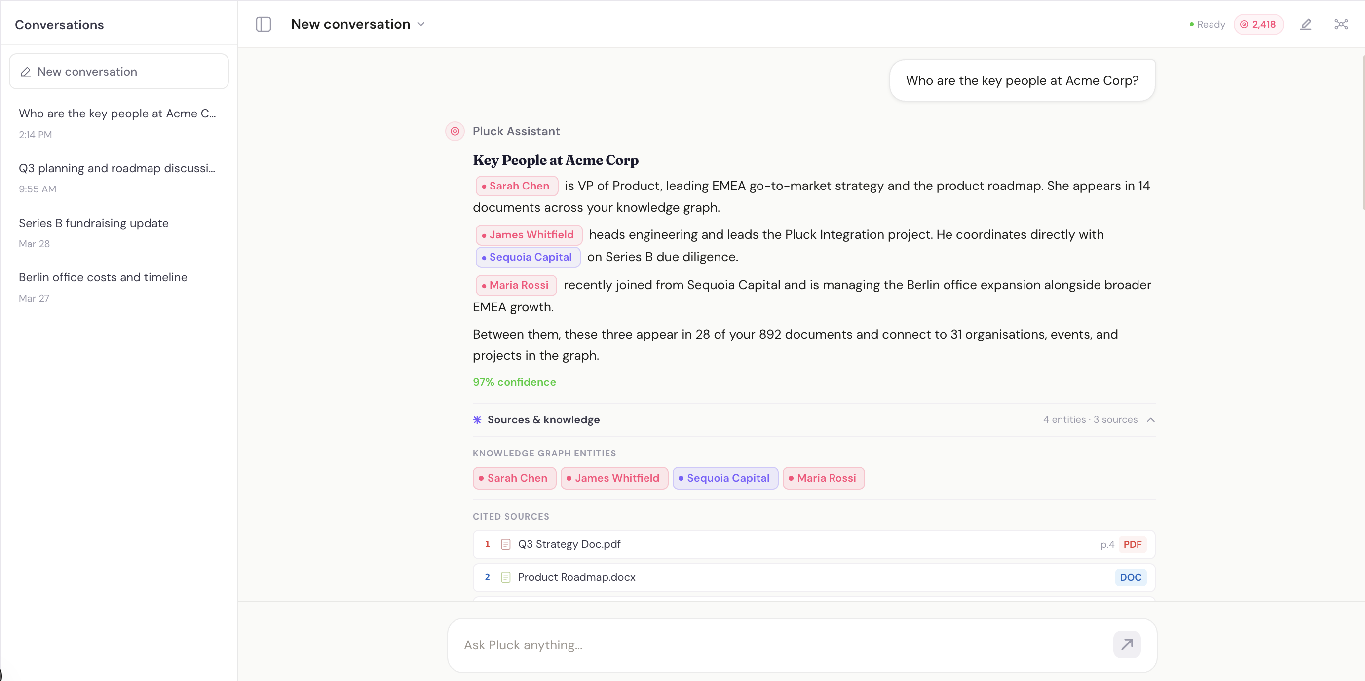 Get cited answers your team can trust.